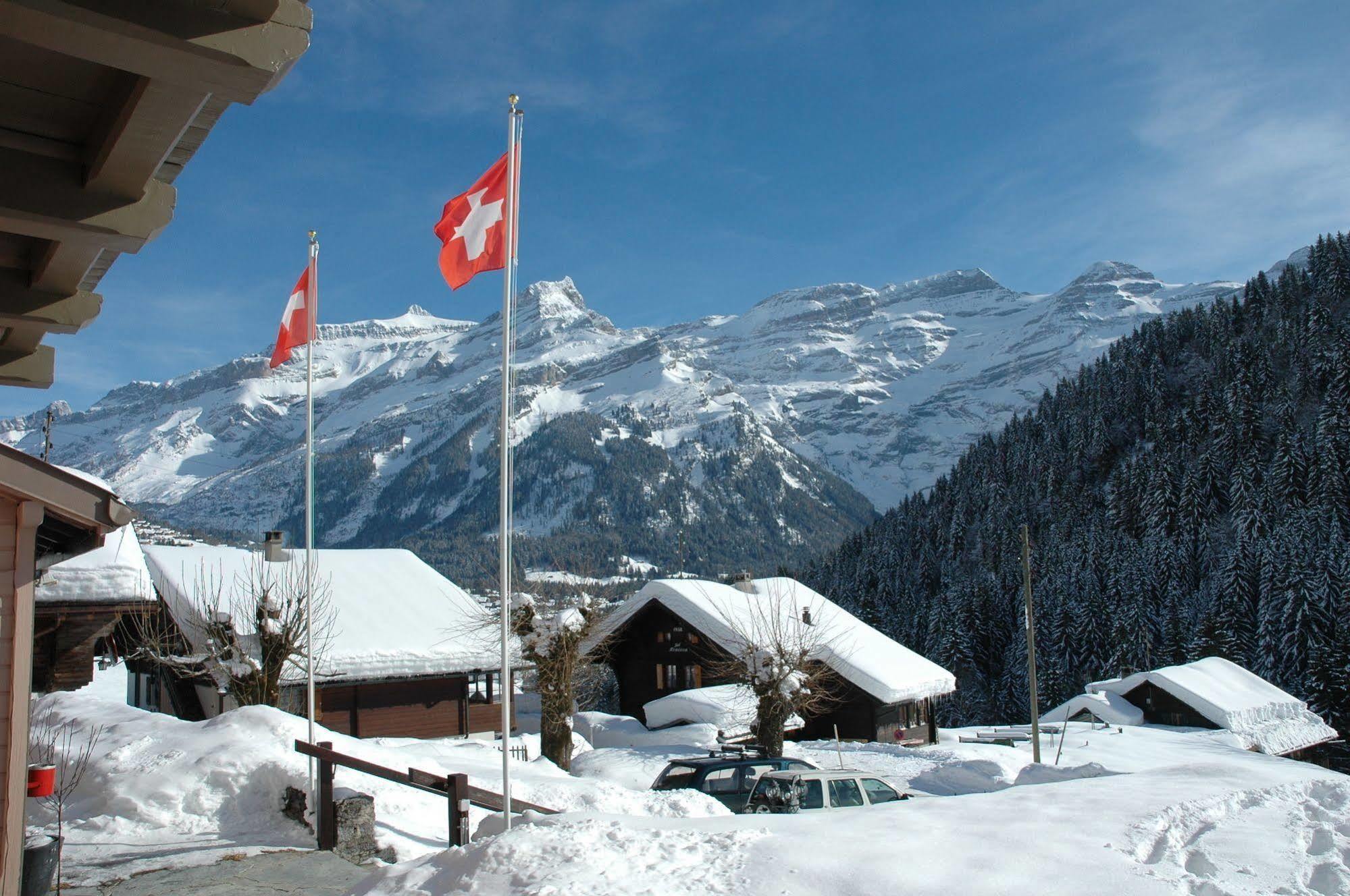 Historic Hotel Du Pillon Les Diablerets Esterno foto